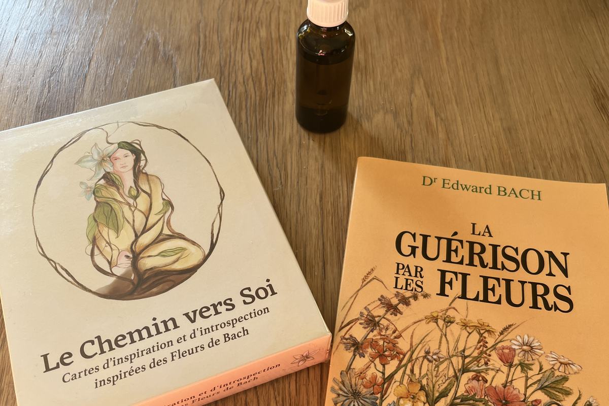 Fleurs de Bach et ouvrage du Dr Bach